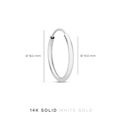 Boucles d'Oreilles Noémie Sorel | Or Blanc