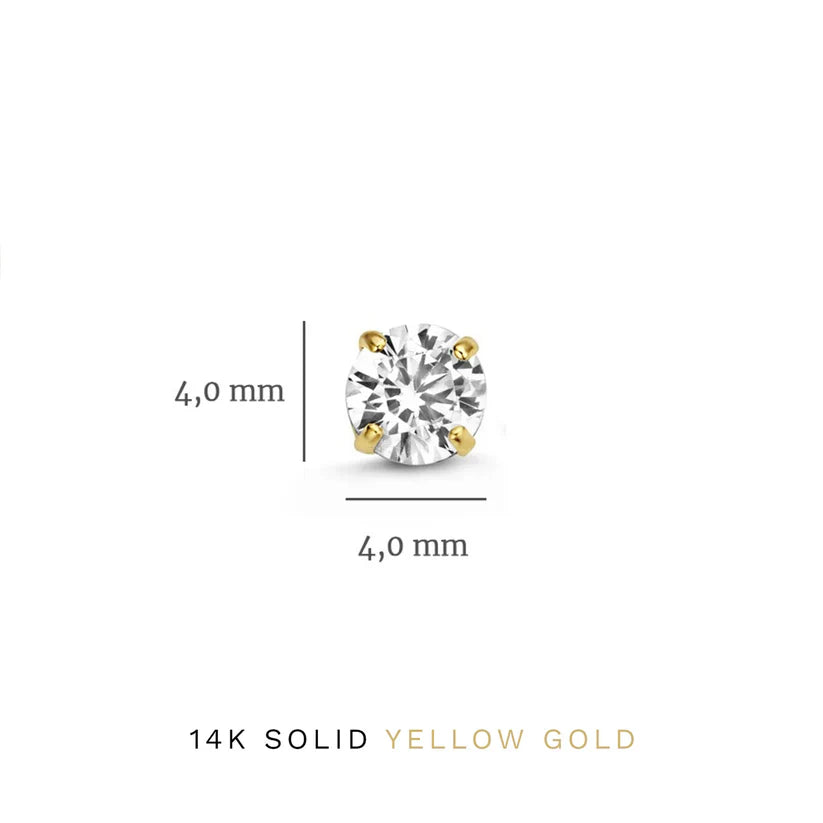 Parure Boucles d'Oreilles Pierre Dara Brillane | Or
