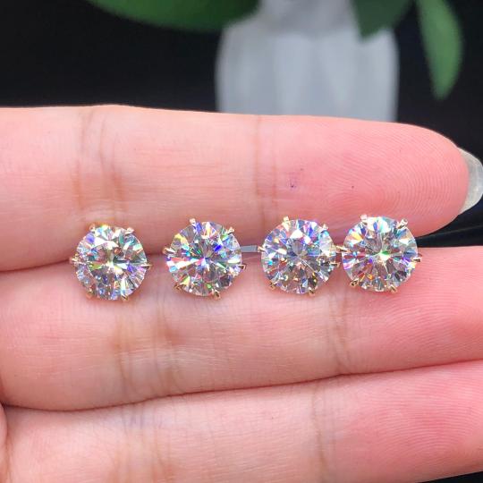 Boucles d'Oreilles Tera | Or Blanc