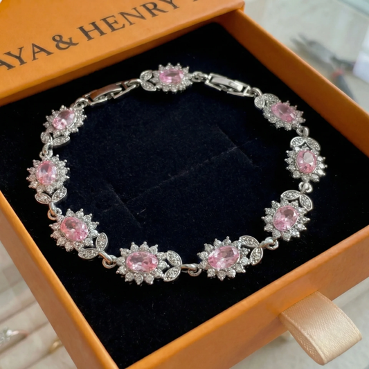 Bracelet Iridessa Pinkthorn | Or Blanc