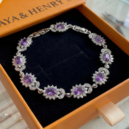 Bracelet Iridessa Violetthorn | Or Blanc