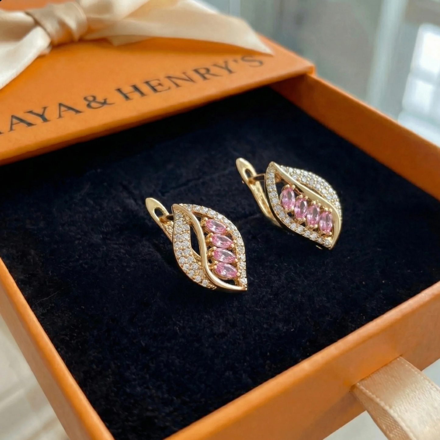 Boucles d'Oreilles Isola Blushlune | Or