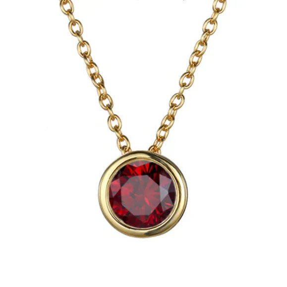 Collier Pierre de Naissance Lunaria Gemmara | Or