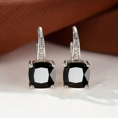 Boucles d'Oreilles Créoles Pierre Mystique | Or