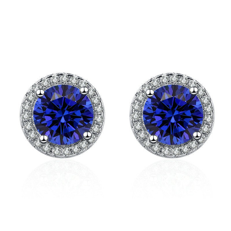 Boucles d'Oreilles Lúcia Celestine | Or Blanc