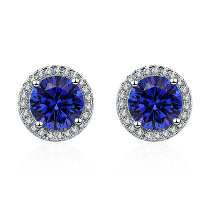 Boucles d'Oreilles Lúcia Celestine | Or Blanc