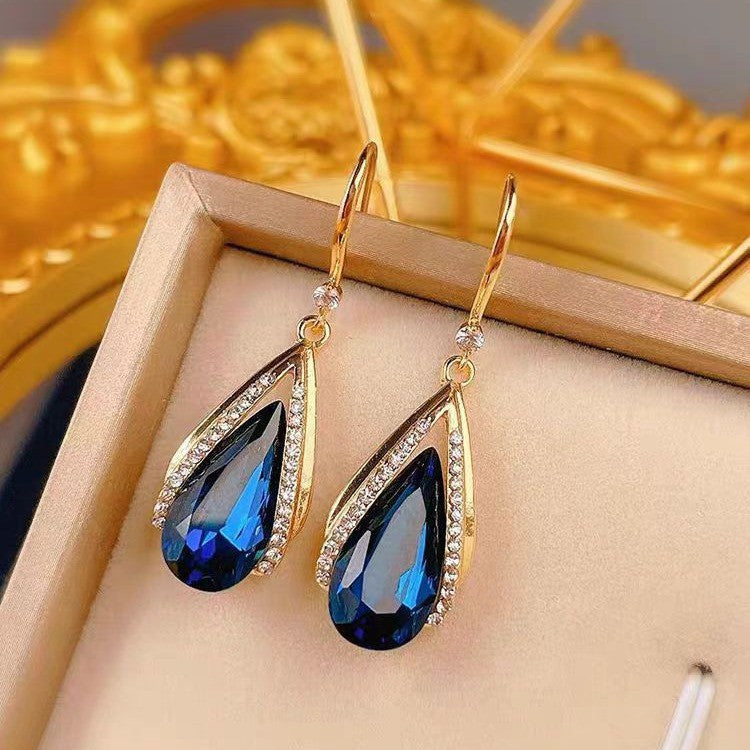 Boucles d'Oreilles Larme Azura | Or