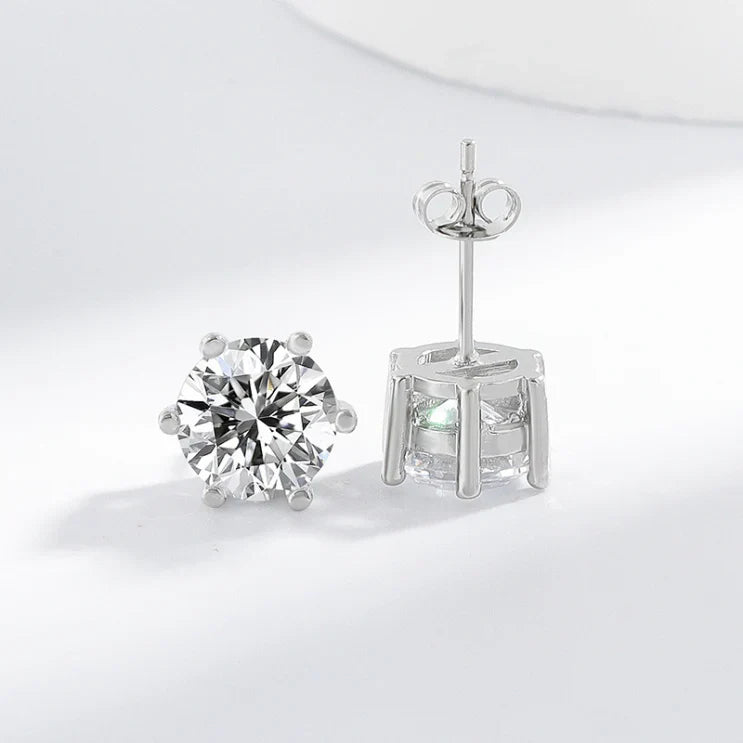 Boucles d'Oreilles Tera | Or Blanc