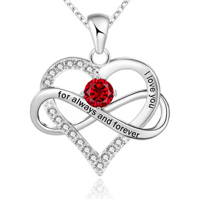 Collier Pierre de Naissance Pour Toujours et À Jamais