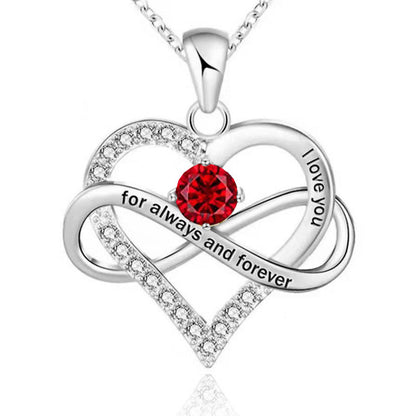 Collier Pierre de Naissance Pour Toujours et À Jamais