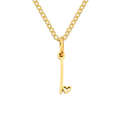 Collier Initiales Cœur | Or