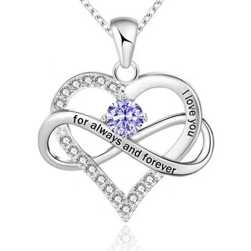 Collier Pierre de Naissance Pour Toujours et À Jamais