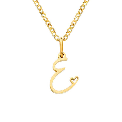 Collier Initiales Cœur | Or