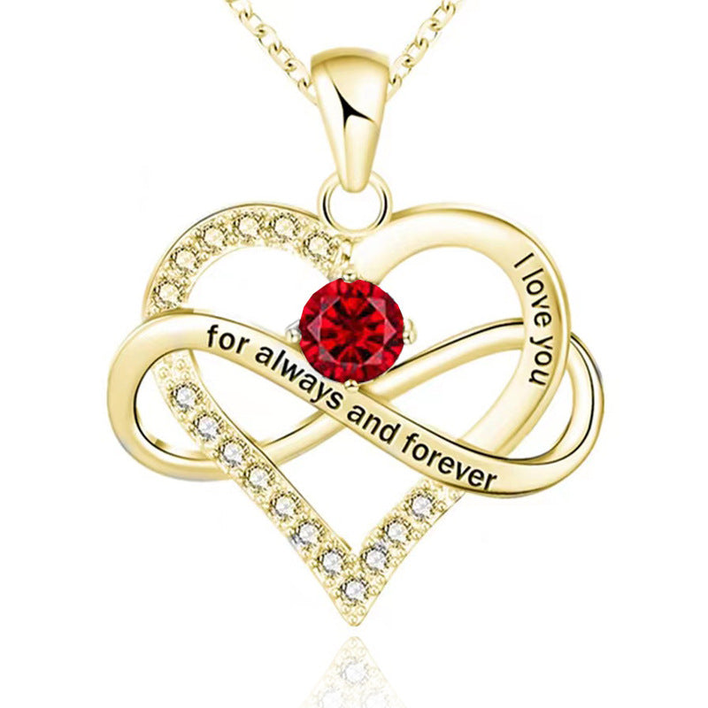 Collier Pierre de Naissance Pour Toujours et À Jamais