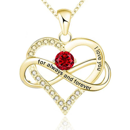 Collier Pierre de Naissance Pour Toujours et À Jamais