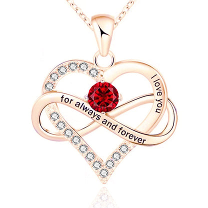 Collier Pierre de Naissance Pour Toujours et À Jamais