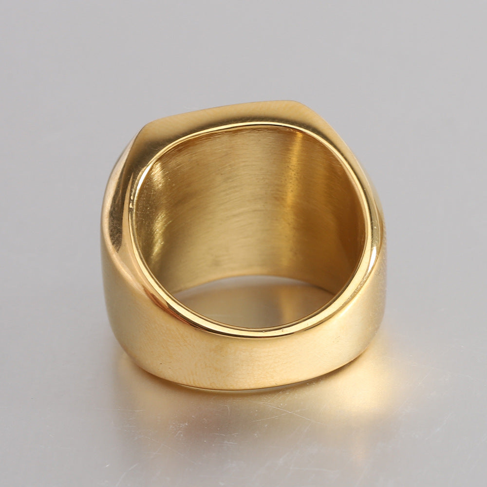 Bague Initiale Noble Classique | Or
