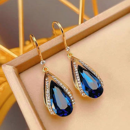 Boucles d'Oreilles Larme Azura | Or