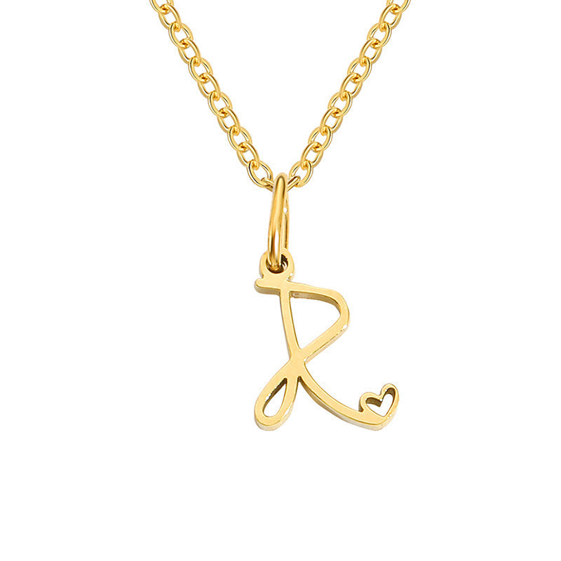 Collier Initiales Cœur | Or