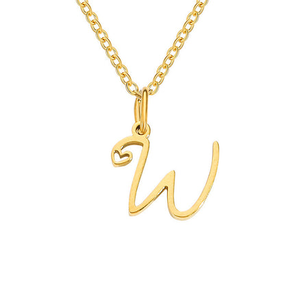 Collier Initiales Cœur | Or
