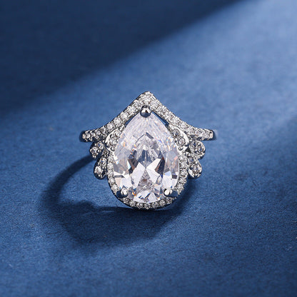 Parure Aria Larme Blanche | Or Blanc