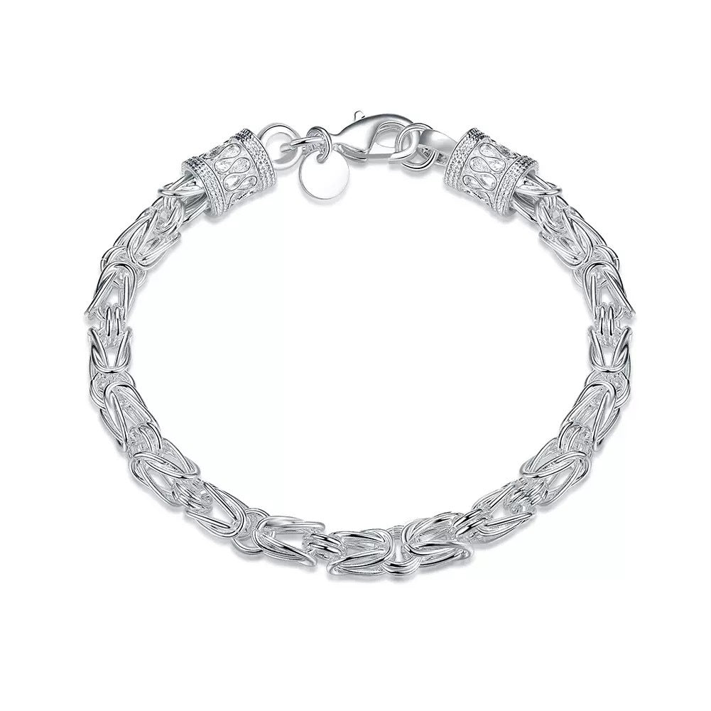 Bracelet Tressage Royal Maximus | Or Blanc