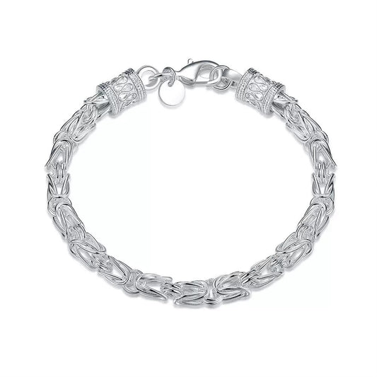 Bracelet Tressage Royal Maximus | Or Blanc