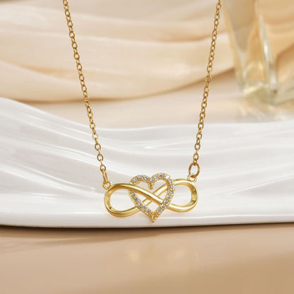 Collier Nœud Amour Infini | Or