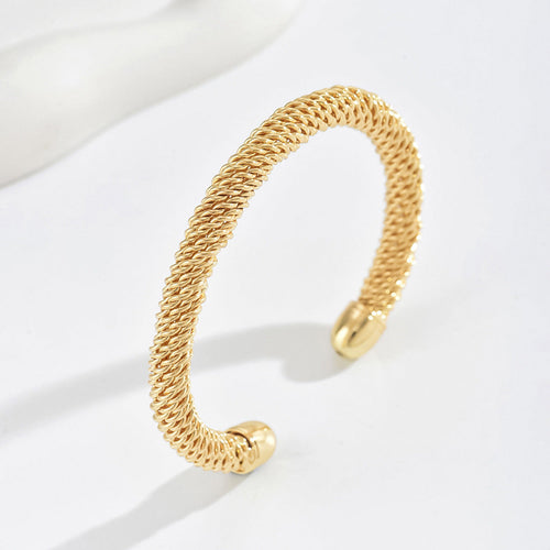Bracelet Manchette Corde Cassian | Or