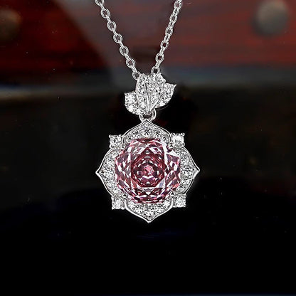 Parure Amara Aurore Rose | Or Blanc