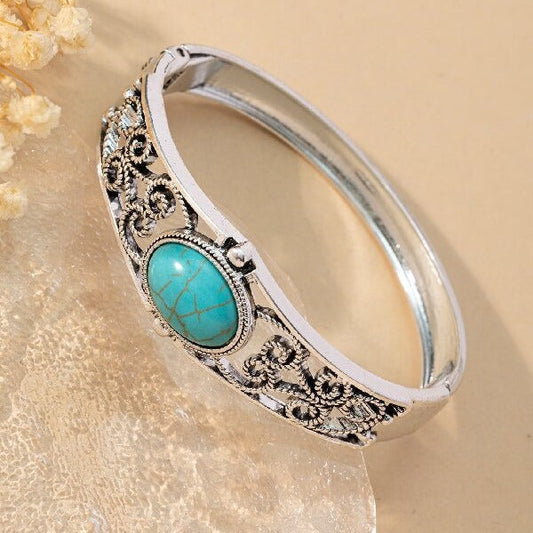 Bracelet Crête Vintage Alouette | Or Blanc