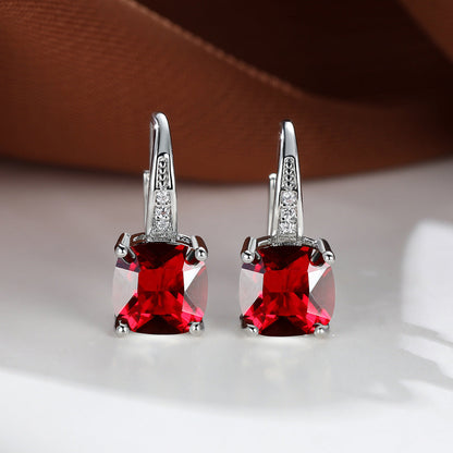Boucles d'Oreilles Créoles Pierre Mystique | Or