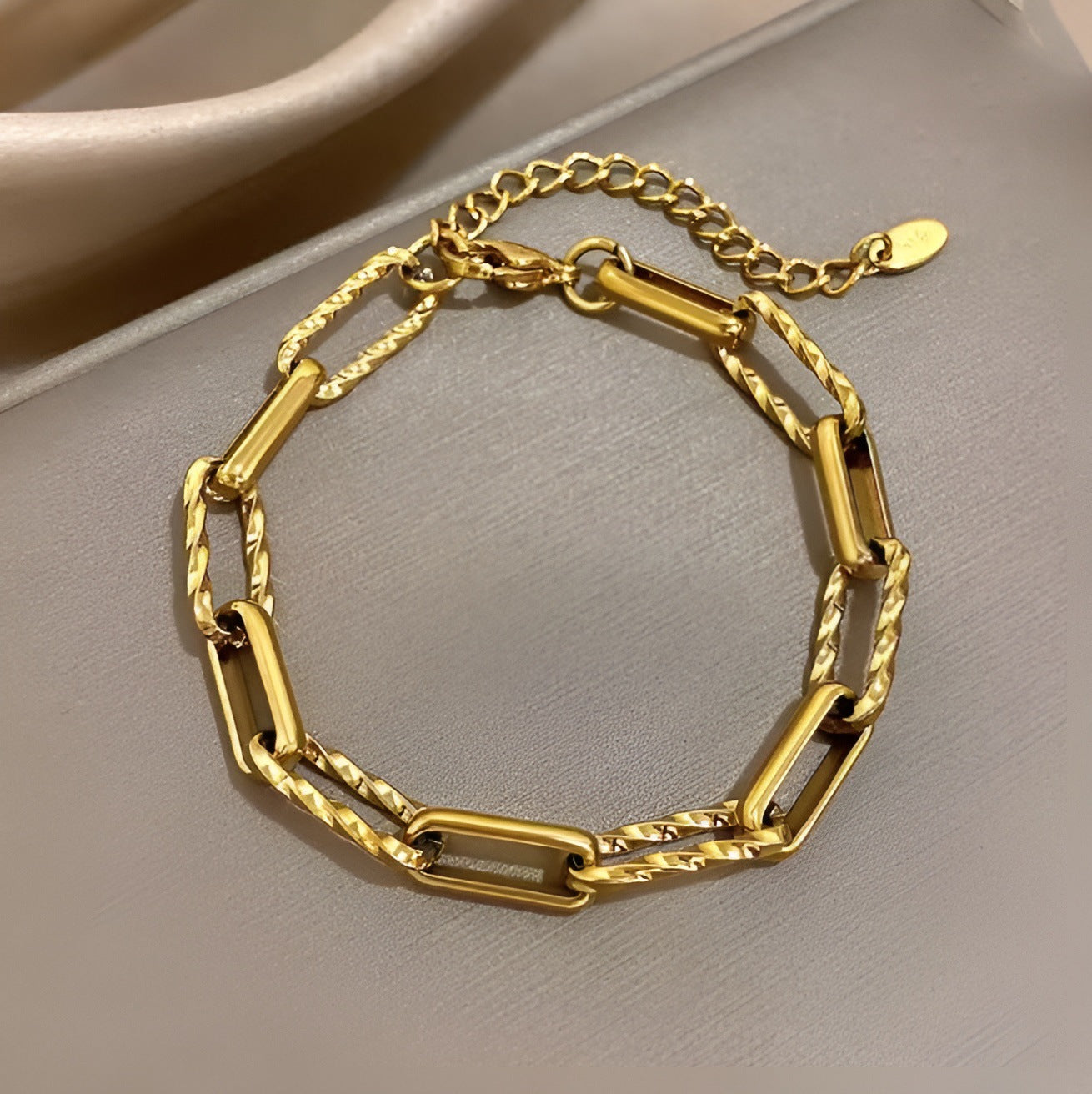 Bracelet Maille Épaisse Lorielle | Or