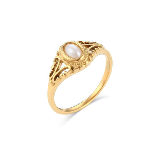 Bague Perle Intemporelle Zavienne | Or