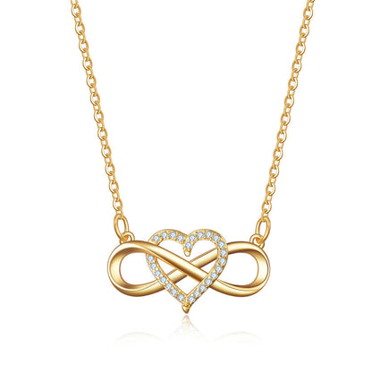 Collier Nœud Amour Infini | Or