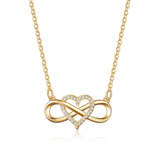 Collier Nœud Amour Infini | Or
