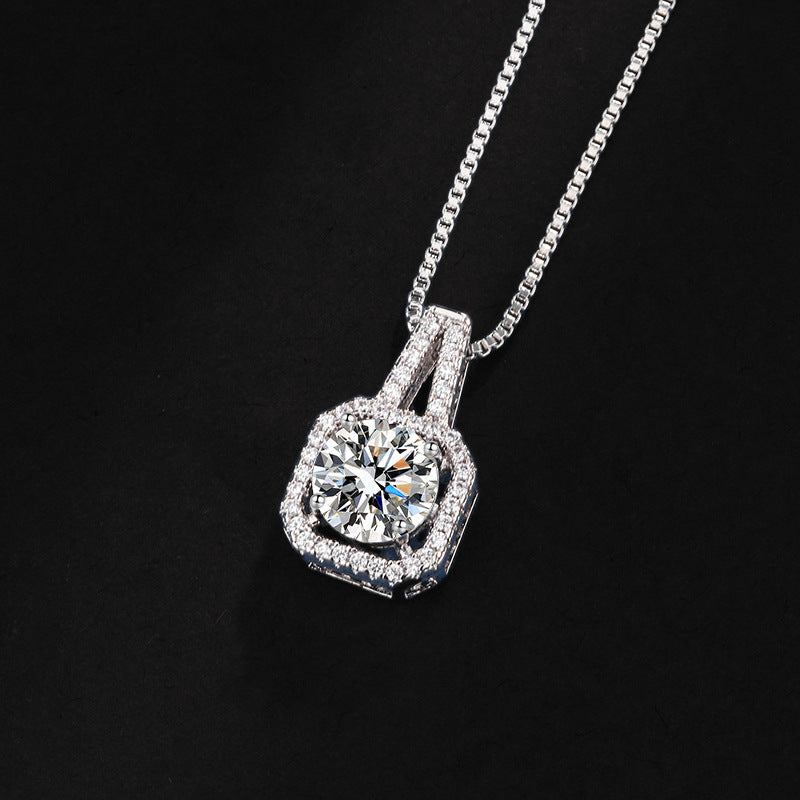 Parure Cristal Elena | Or Blanc