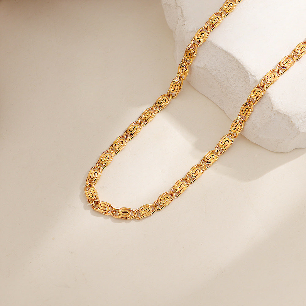 Collier Chaîne Tressée Nusa | Or