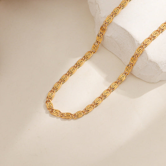 Collier Chaîne Tressée Nusa | Or