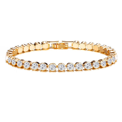 Bracelet Tennis Taille Ronde | Or