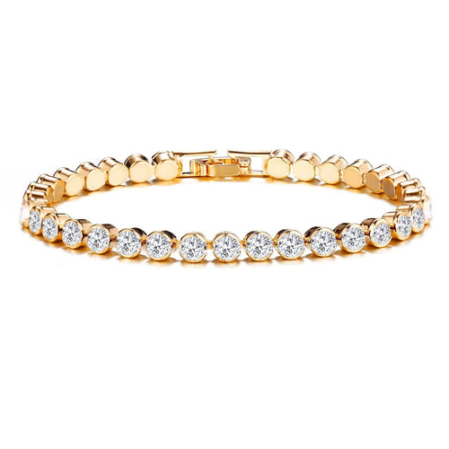 Bracelet Tennis Taille Ronde | Or