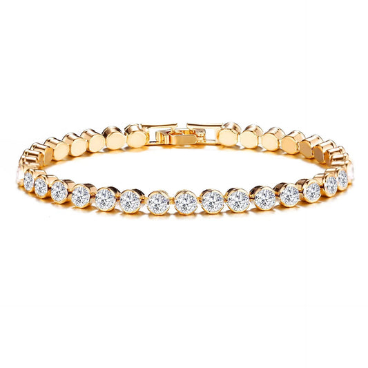 Bracelet Tennis Taille Ronde | Or