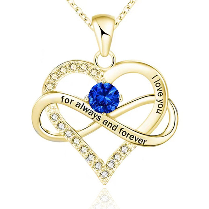 Collier Pierre de Naissance Pour Toujours et À Jamais