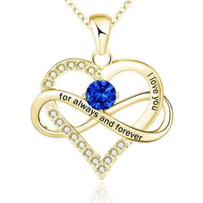 Collier Pierre de Naissance Pour Toujours et À Jamais