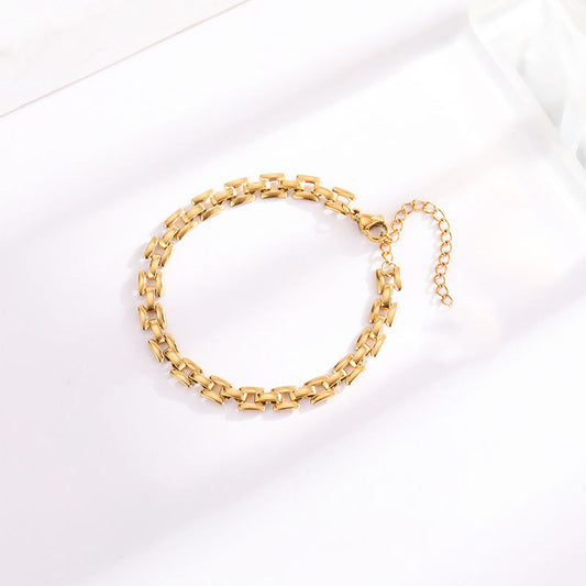 Bracelet Chaîne Garde-Temps | Or