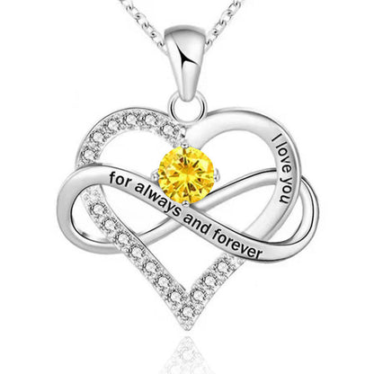 Collier Pierre de Naissance Pour Toujours et À Jamais