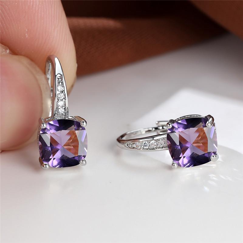 Boucles d'Oreilles Créoles Pierre Mystique | Or