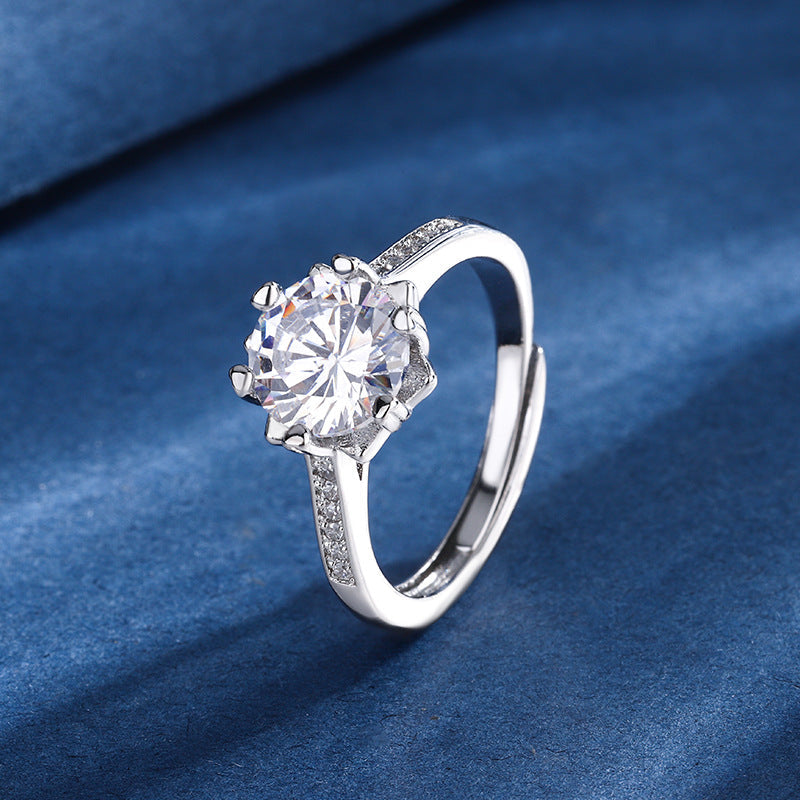 Parure Aria Flocon de Neige | Or Blanc