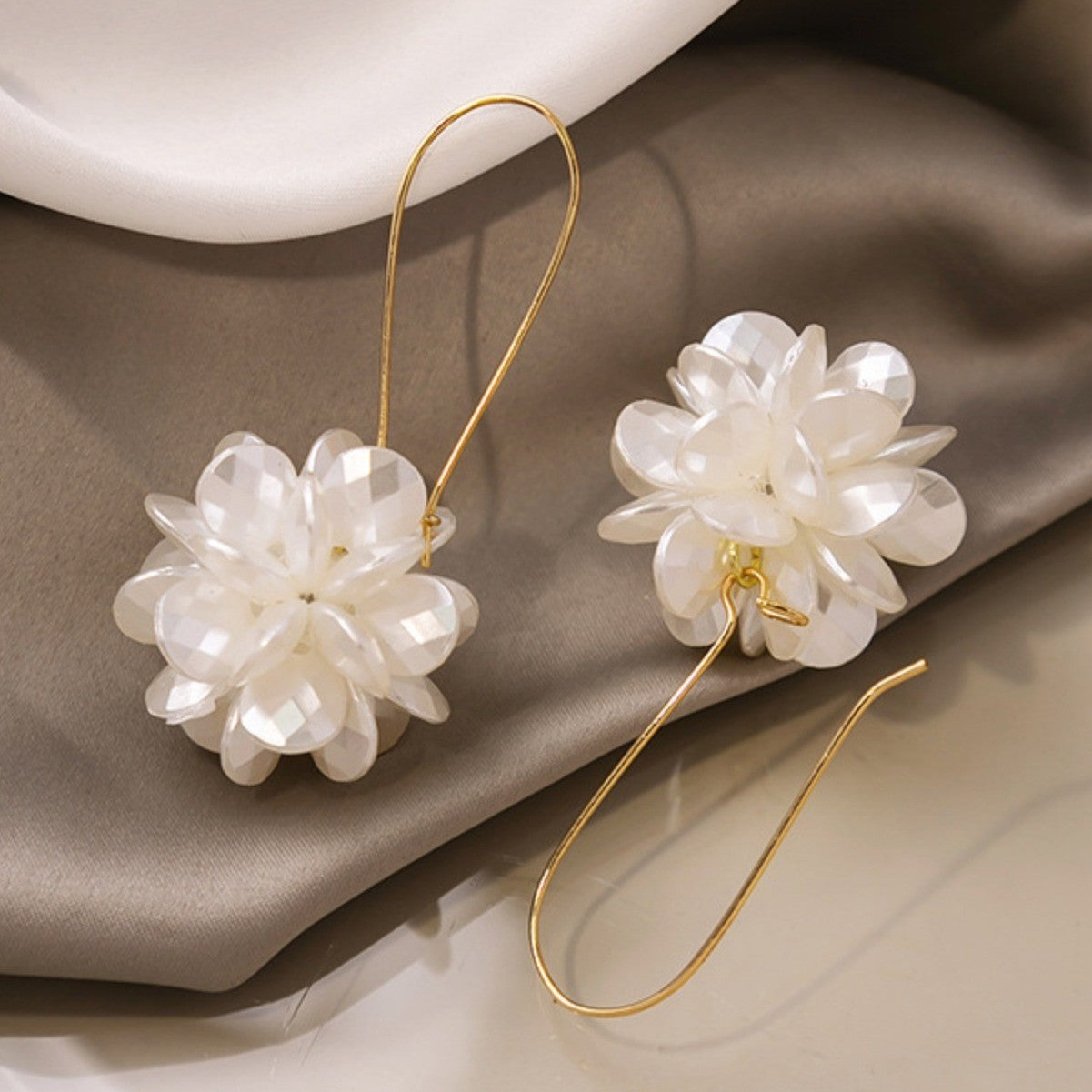 Boucles d'Oreilles Floraison Pure | Or