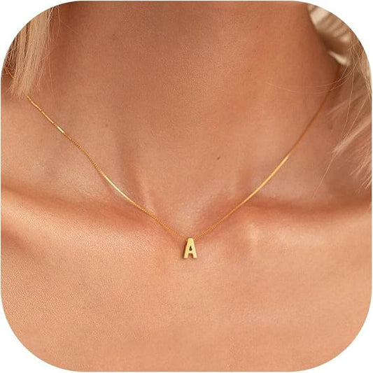 Collier Initiales Lettre d'Amour | Or